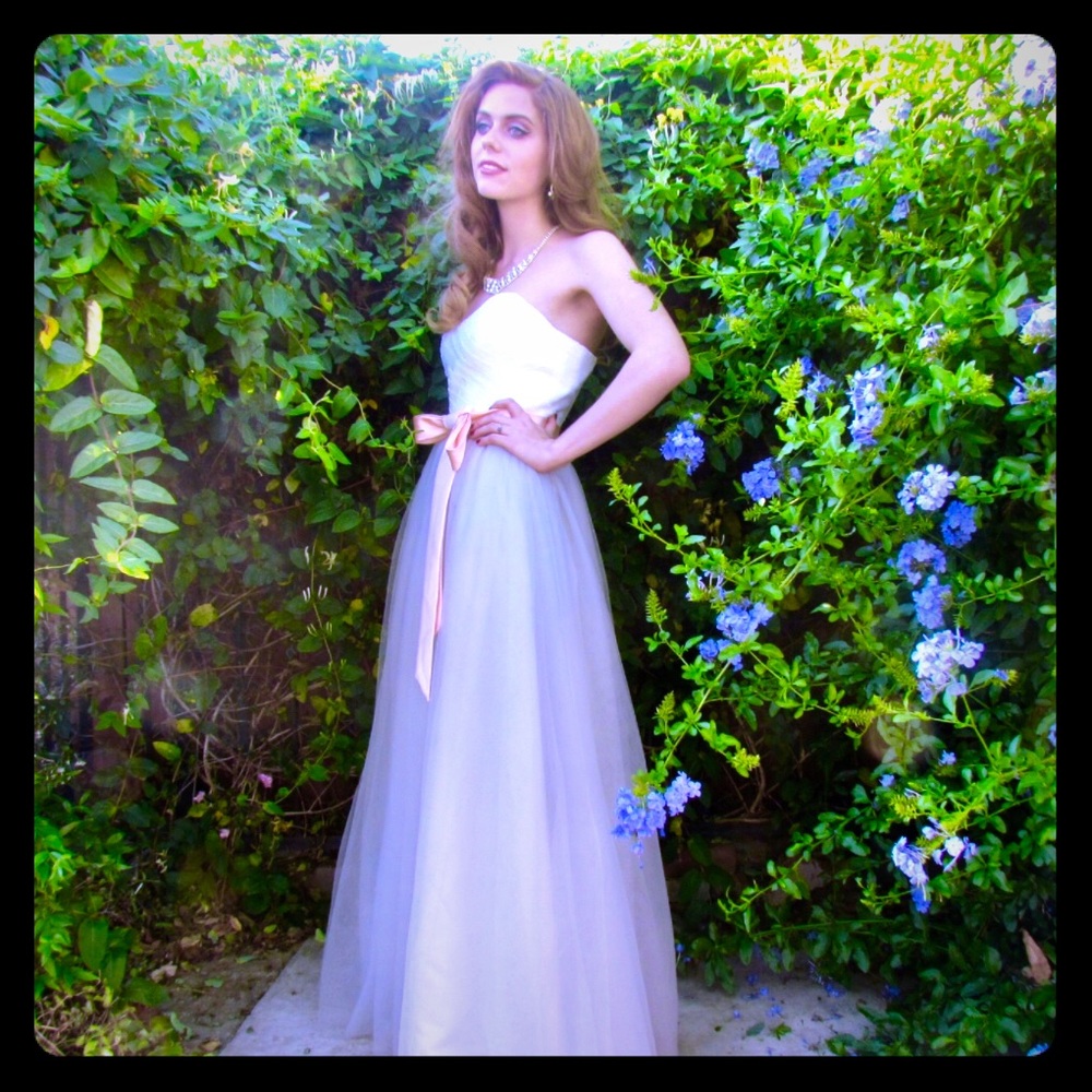 Beautiful long tulle and taffeta Dress ❤️
